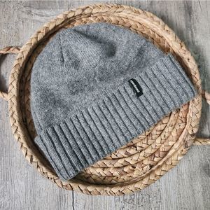 Patagonia Brodeo Gray Wool Beanie One Size